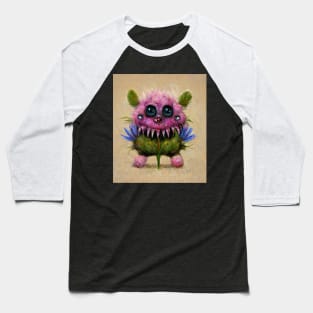 Cute flower monster Baseball T-Shirt